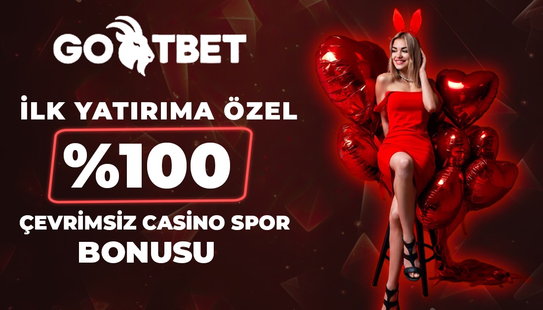 %100 Çevrimsiz Casino/Spor Bonusu